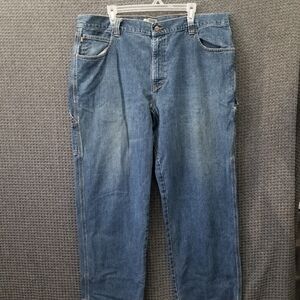LL Bean Katahdin Iron Works Carpenter Jeans Mens 42 x 34 Outdoor